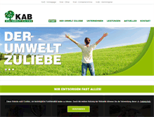 Tablet Screenshot of kab.co.at
